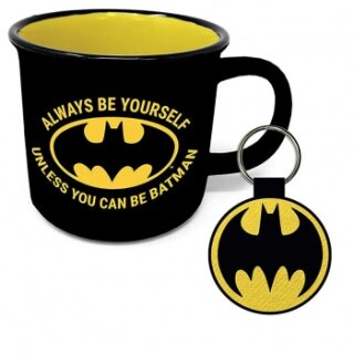 Pyramid Geschenkset (Tasse und Schlüsselanhänger) - Batman