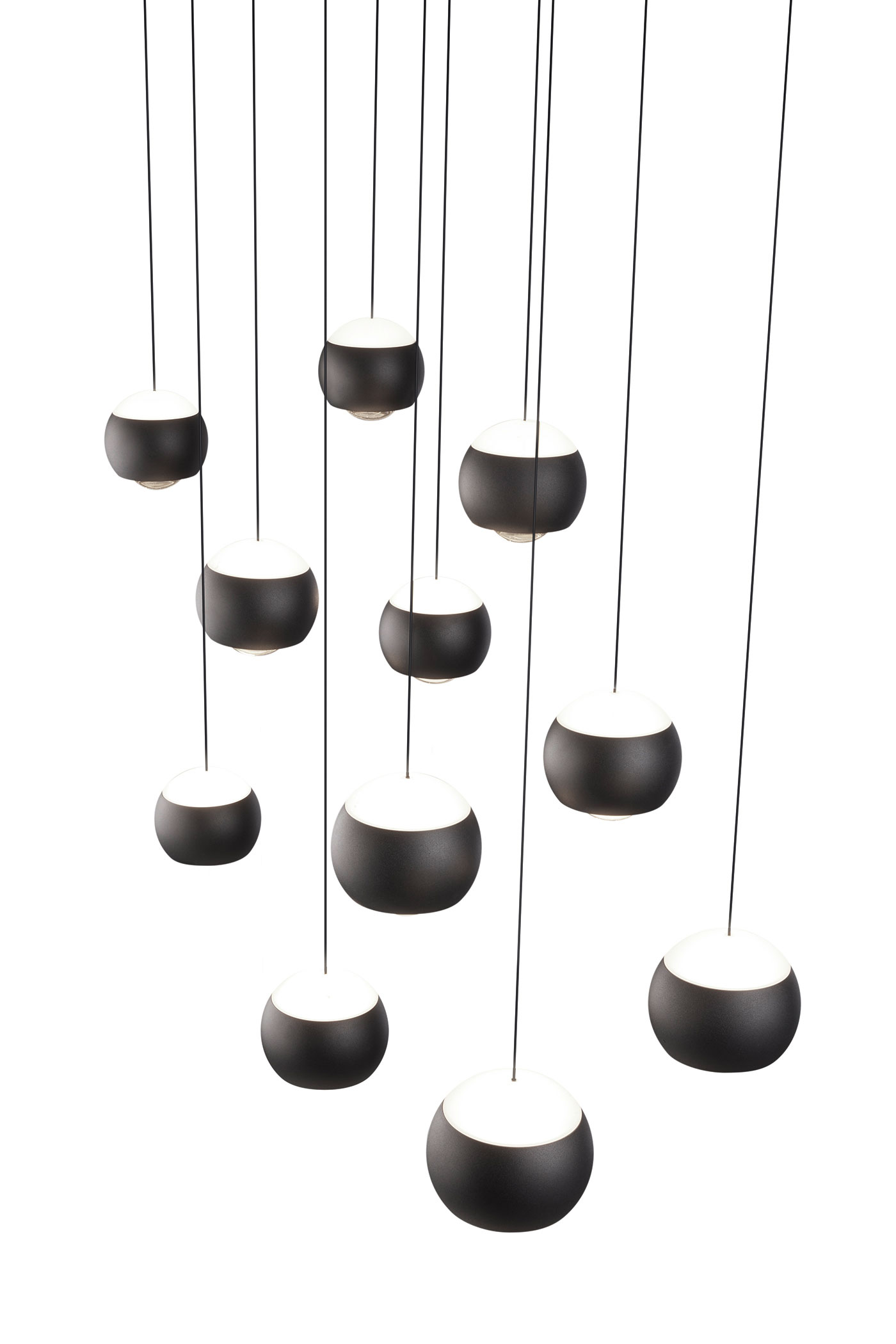 MusterringLED-Pendelleuchte 11flg