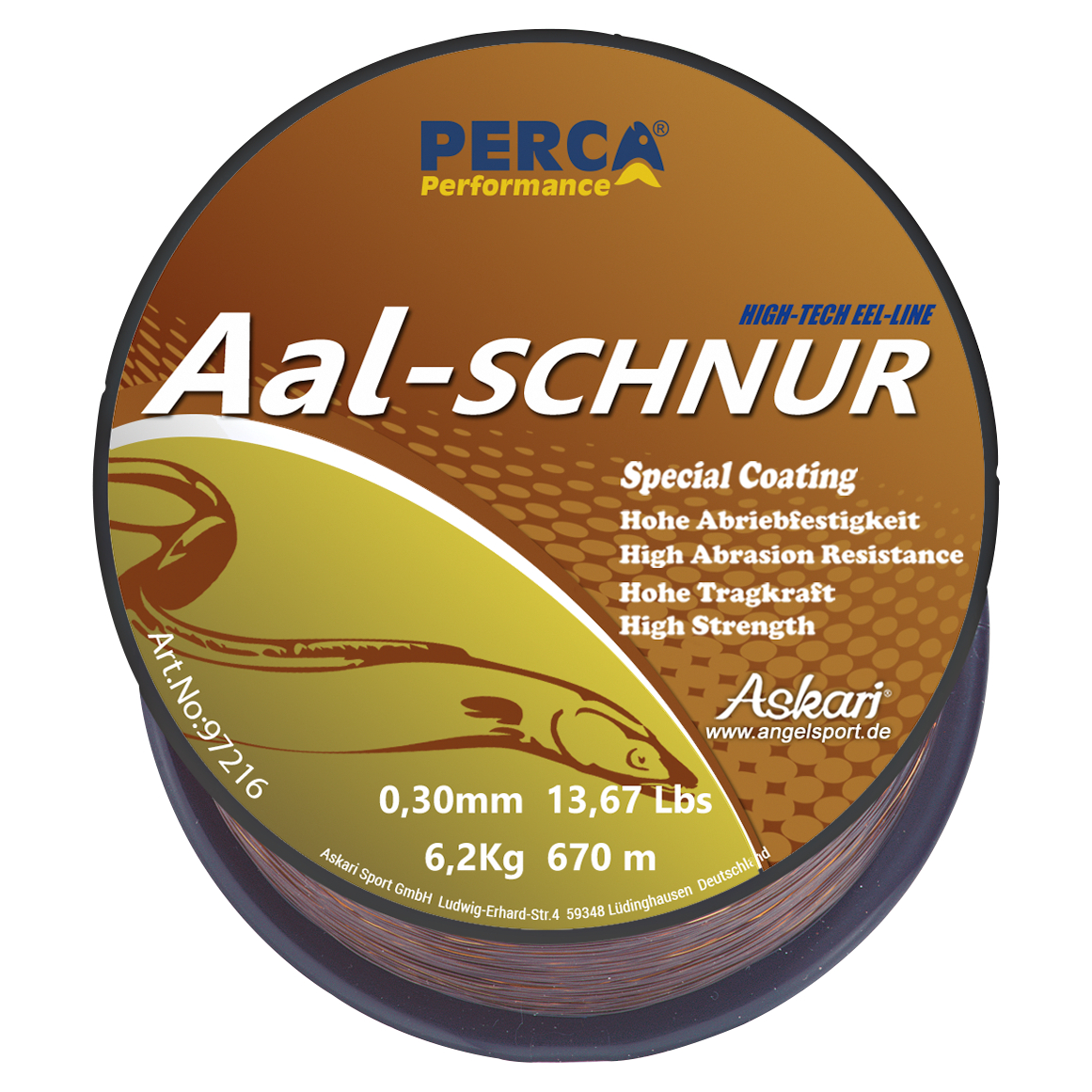 Perca Performance Aalschnur Performance (braun)