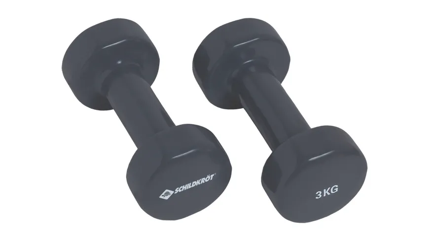 Schildkröt-Fitness - Vinyl Hantel Set, 2 x 3,0 kg