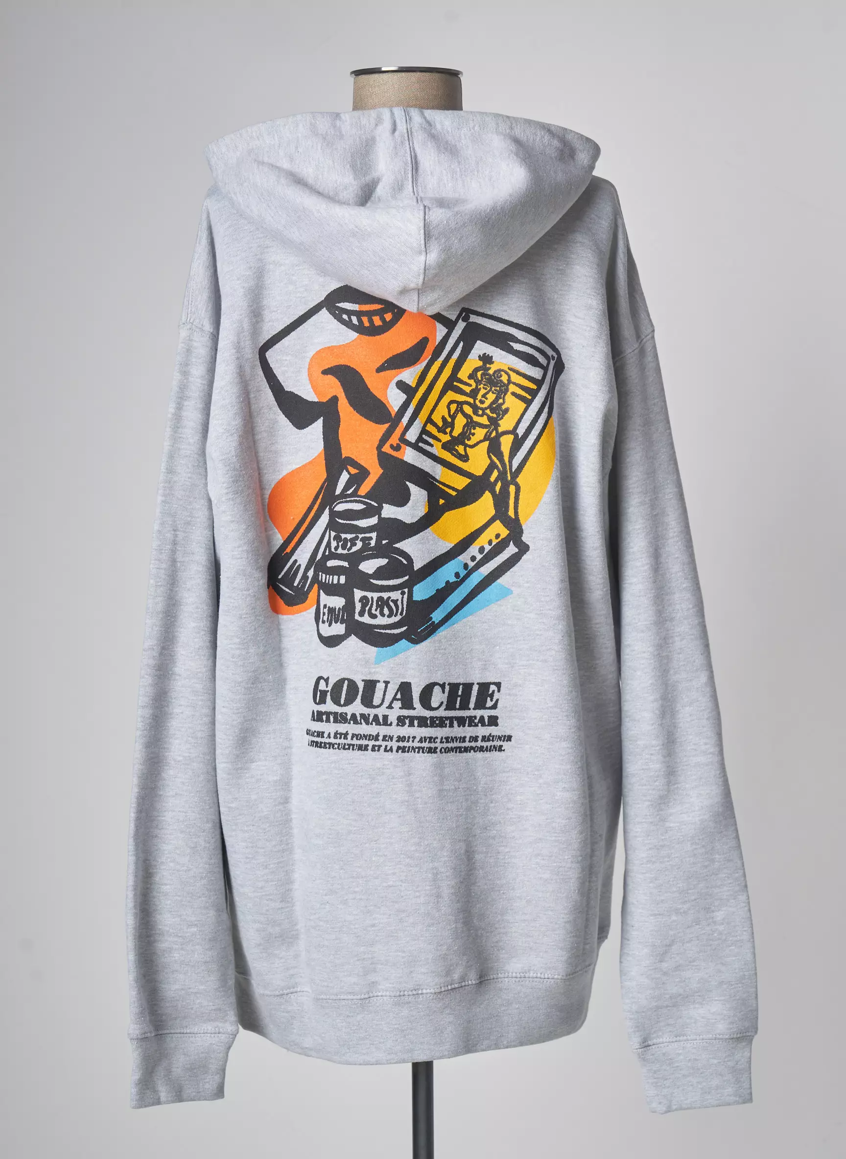 Gouache Sweats Femme couleur gris