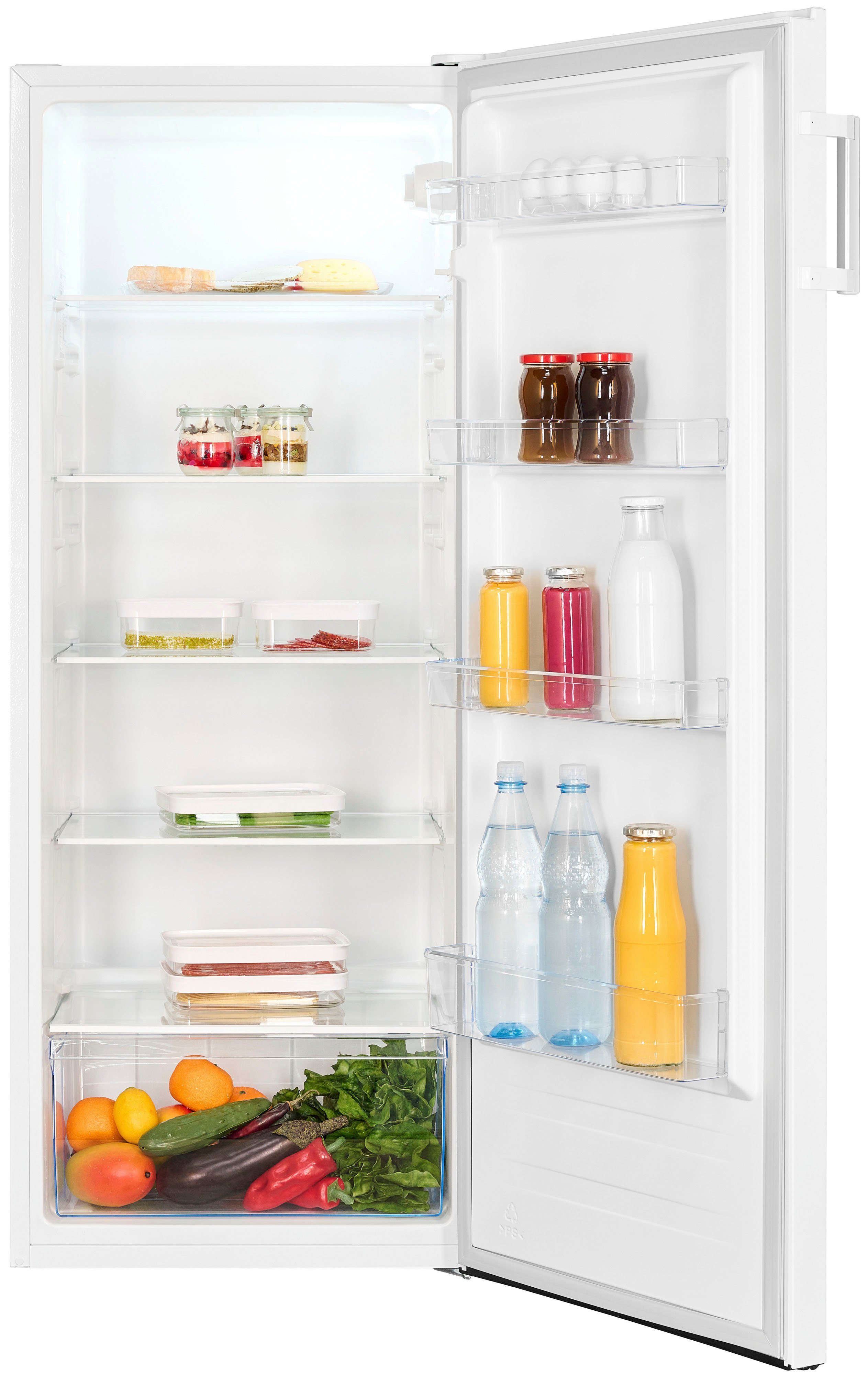exquisit Vollraumkühlschrank KS320-V-H-010E, 143,4 cm hoch, 55 cm breit