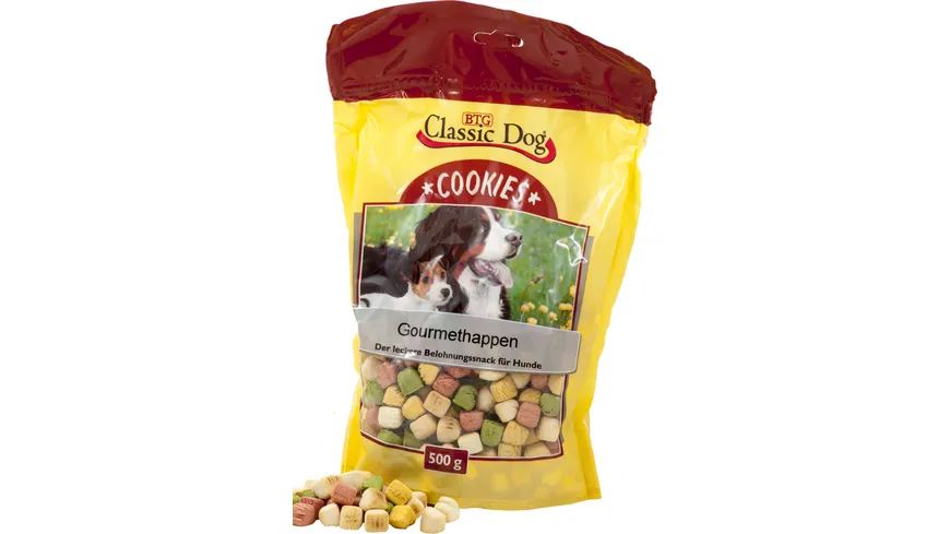Classic Dog Hundesnack Cookies Gourmethappen 500 g