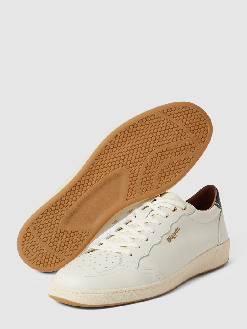 Sneaker mit Label-Details Modell 'MURRAY' in weiß