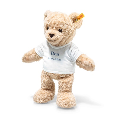 Teddybär zur Geburt, 32 cm, beige