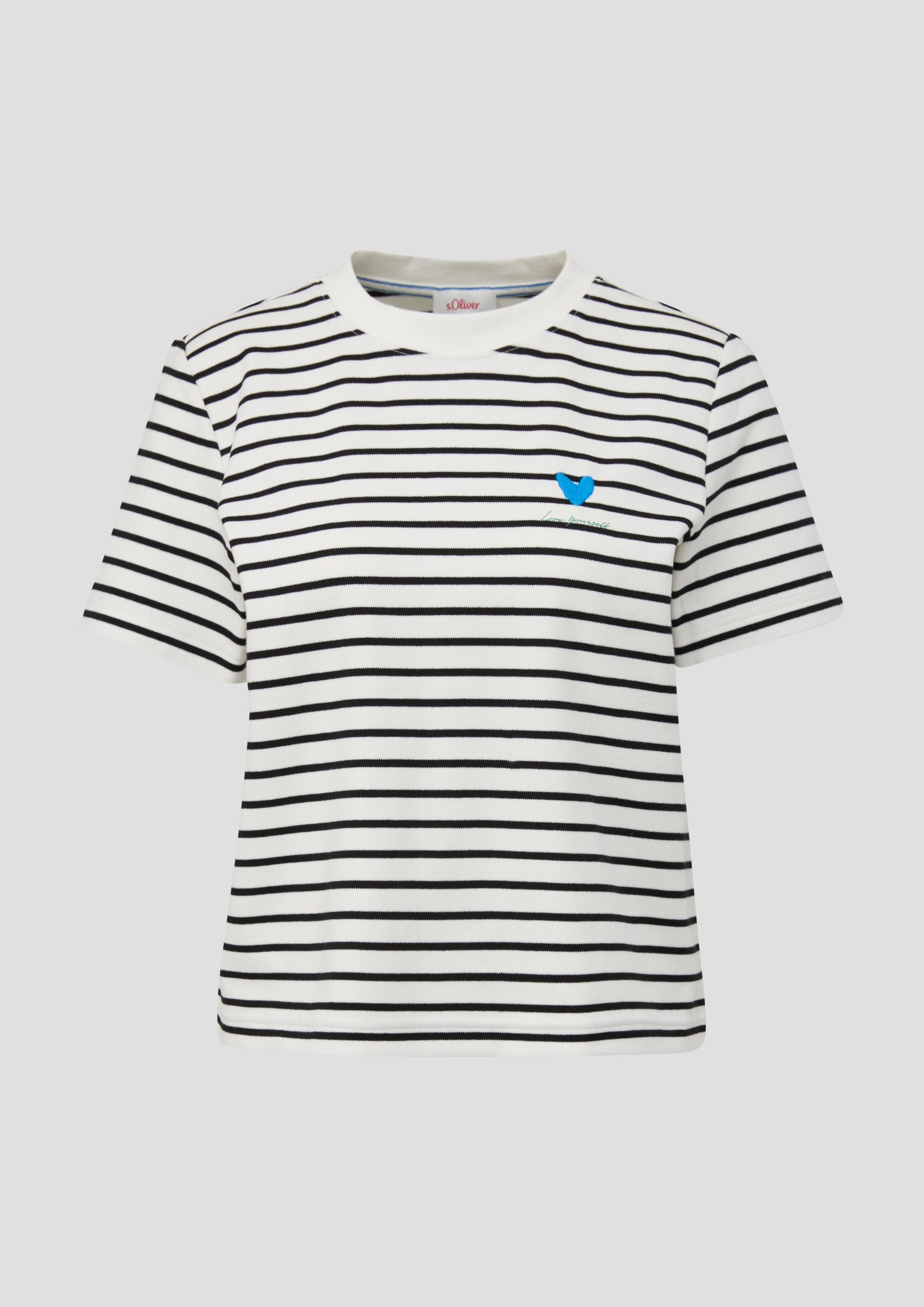T-Shirt mit Streifenmuster  2141812-99G2