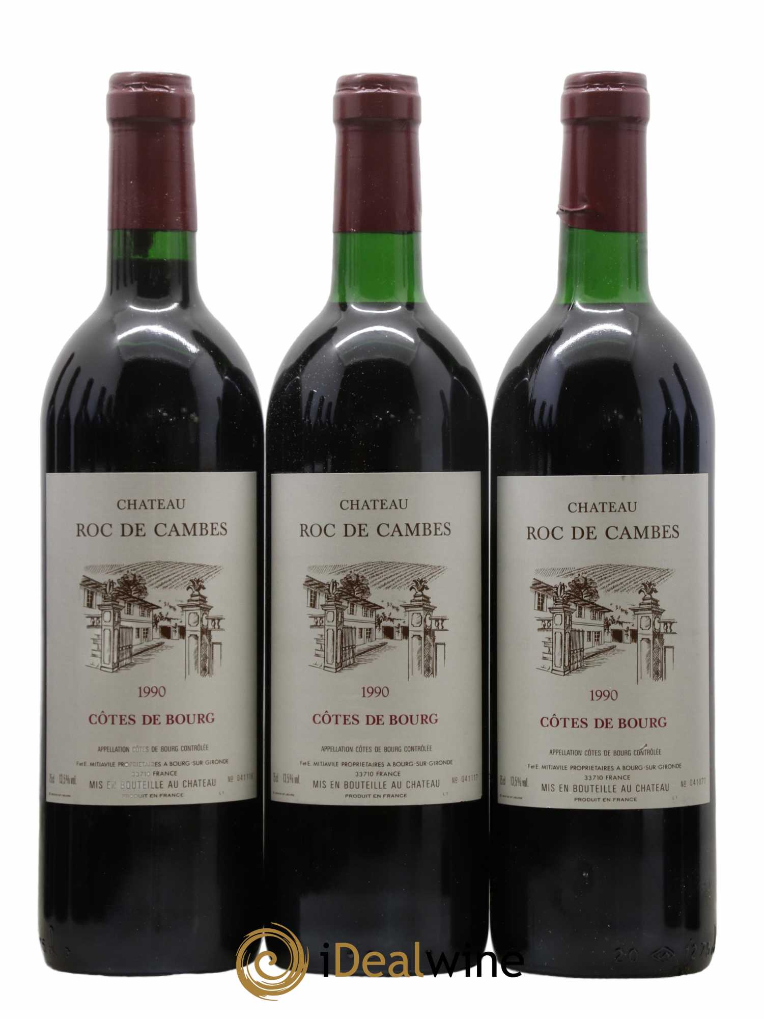 Roc de Cambes  1990 - Lot de 12 Bouteilles