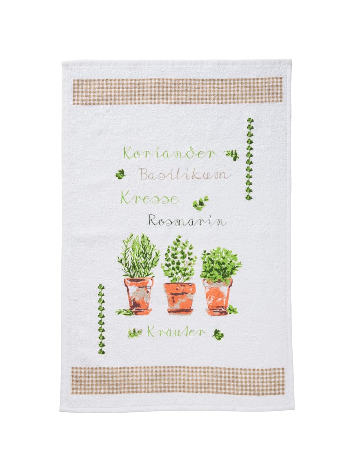 Erwin Müller Geschirrtuch-Set 5-tlg. in Kräuter günstig kaufen onesize