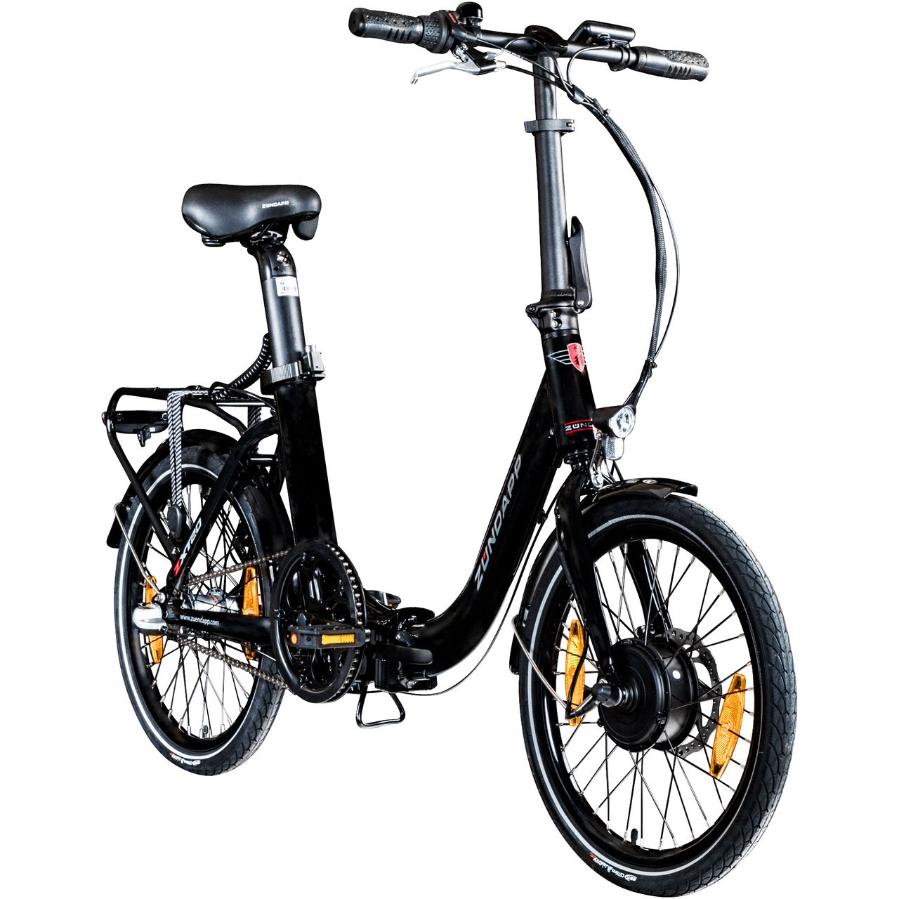 Zündapp ZXT20 20 Zoll E Bike Pedelec E Klapprad Faltrad mit Rad Nabenmotor Tiefeinsteiger 3 Gang