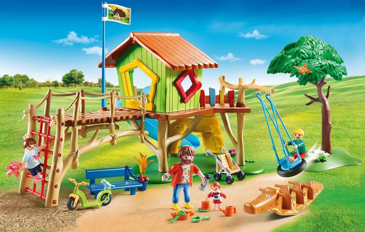 Playmobil® Konstruktions-Spielset Abenteuerspielplatz (70281), City Life, (83 St), Made in Germany