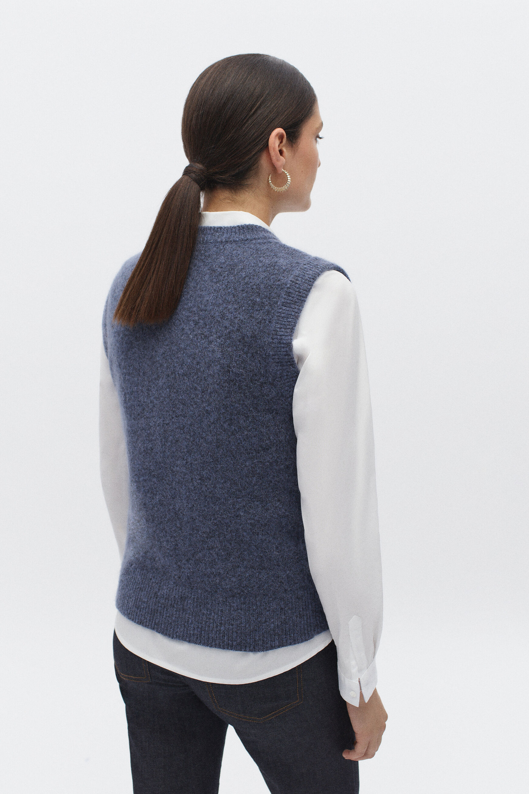 pull boris denim double stone femme