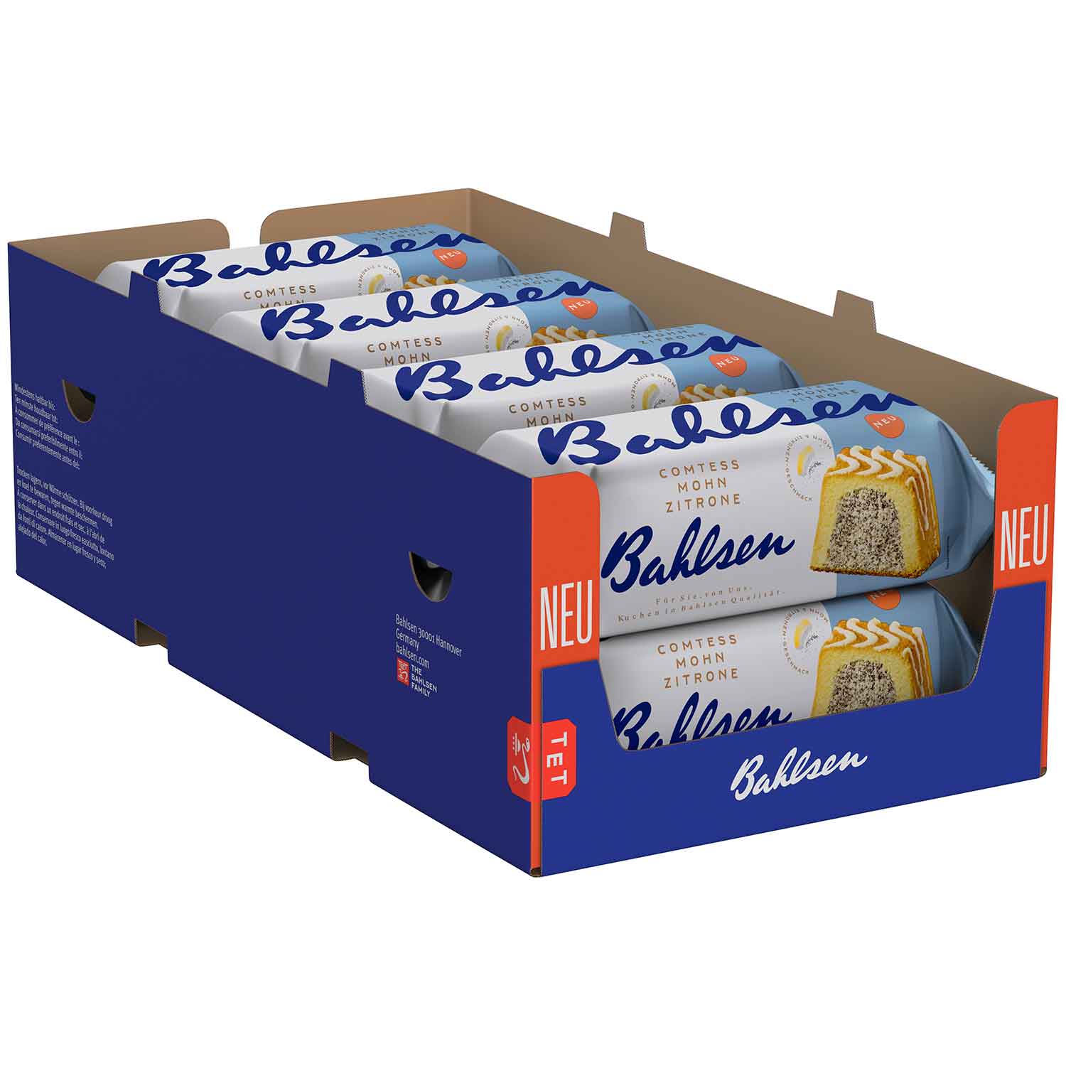 Bahlsen Comtess Mohn Zitrone 350g