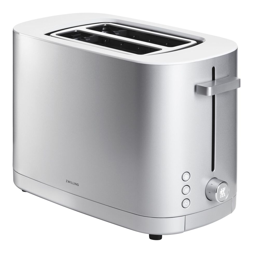 Toaster, 2 Schlitze kurz, Silber