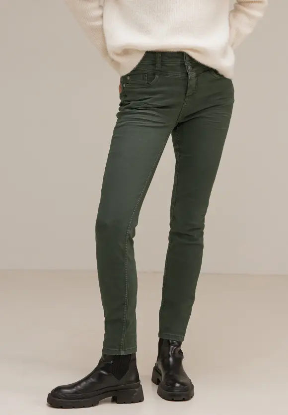 Street One Farbige Slim Fit Jeans