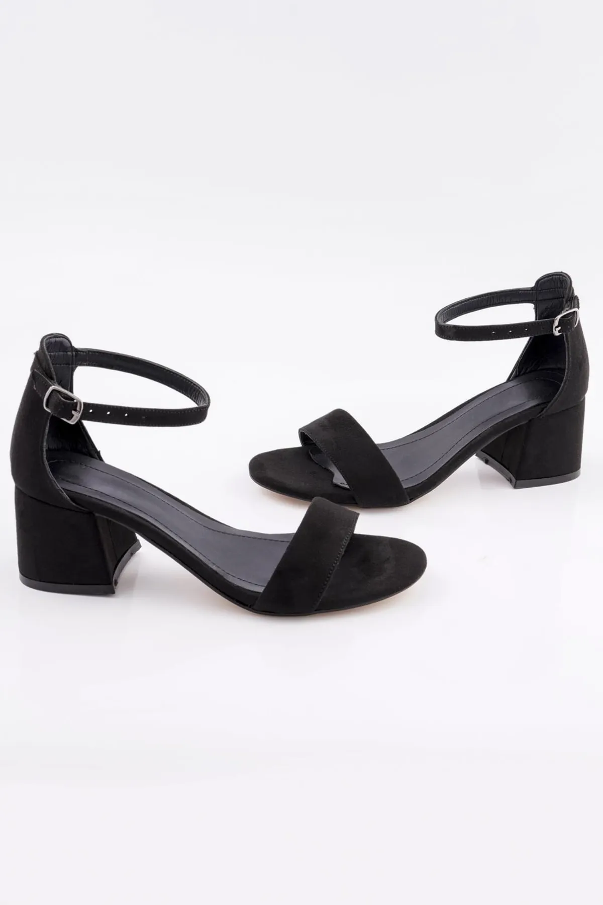 CZ London  Damen-Schuhe mit Absatz, knöchelgebunden, offener Riemen vorne, Sommer