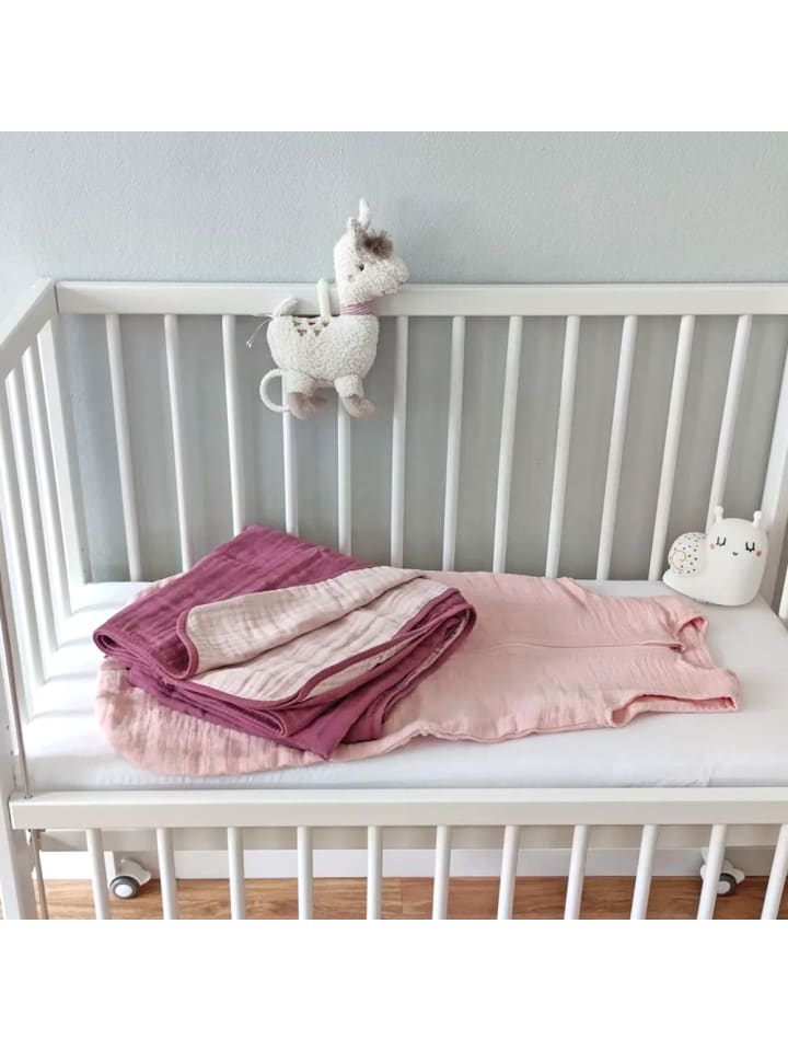 Makian Musselin-Schlafsack - Puder - in rosa günstig kaufen