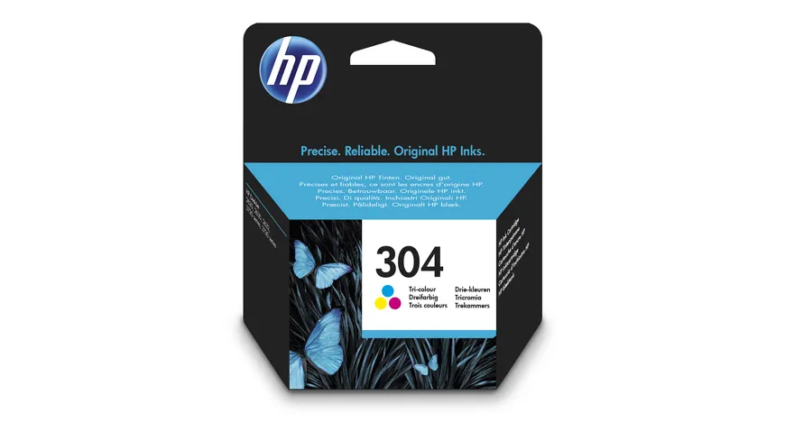 hp 304 Cyan/Magenta/Gelb Original Druckerpatrone N9K05AE