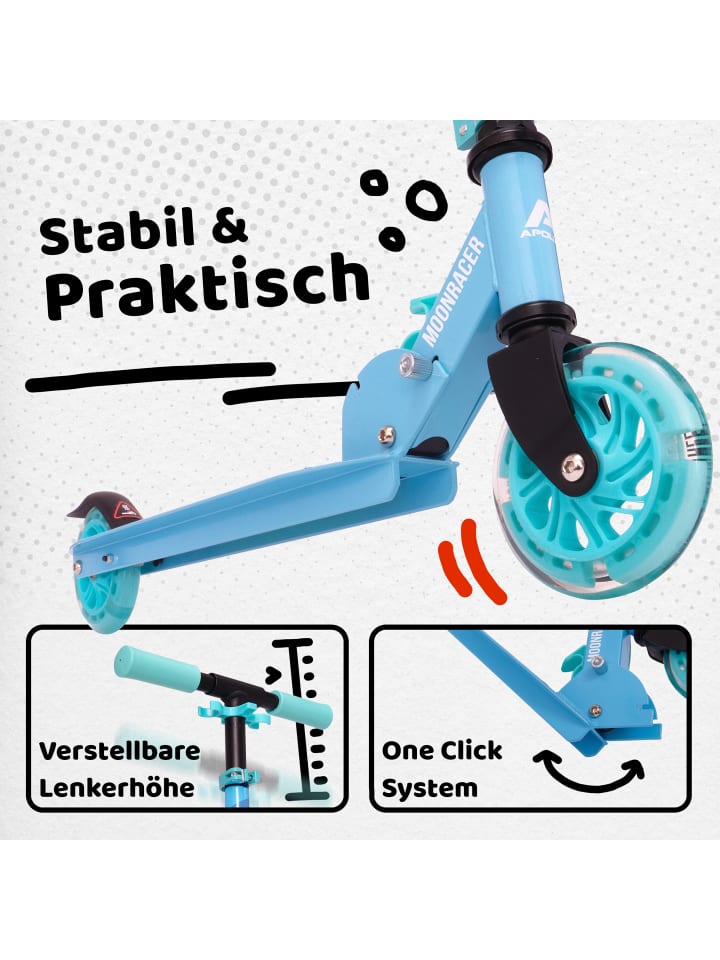 Apollo LED City Scooter für Kinder 