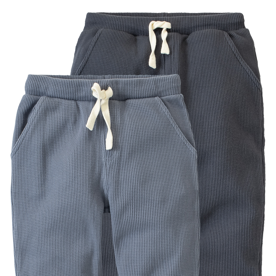 2 Jungen Jogginghosen aus Waffel-Piqué