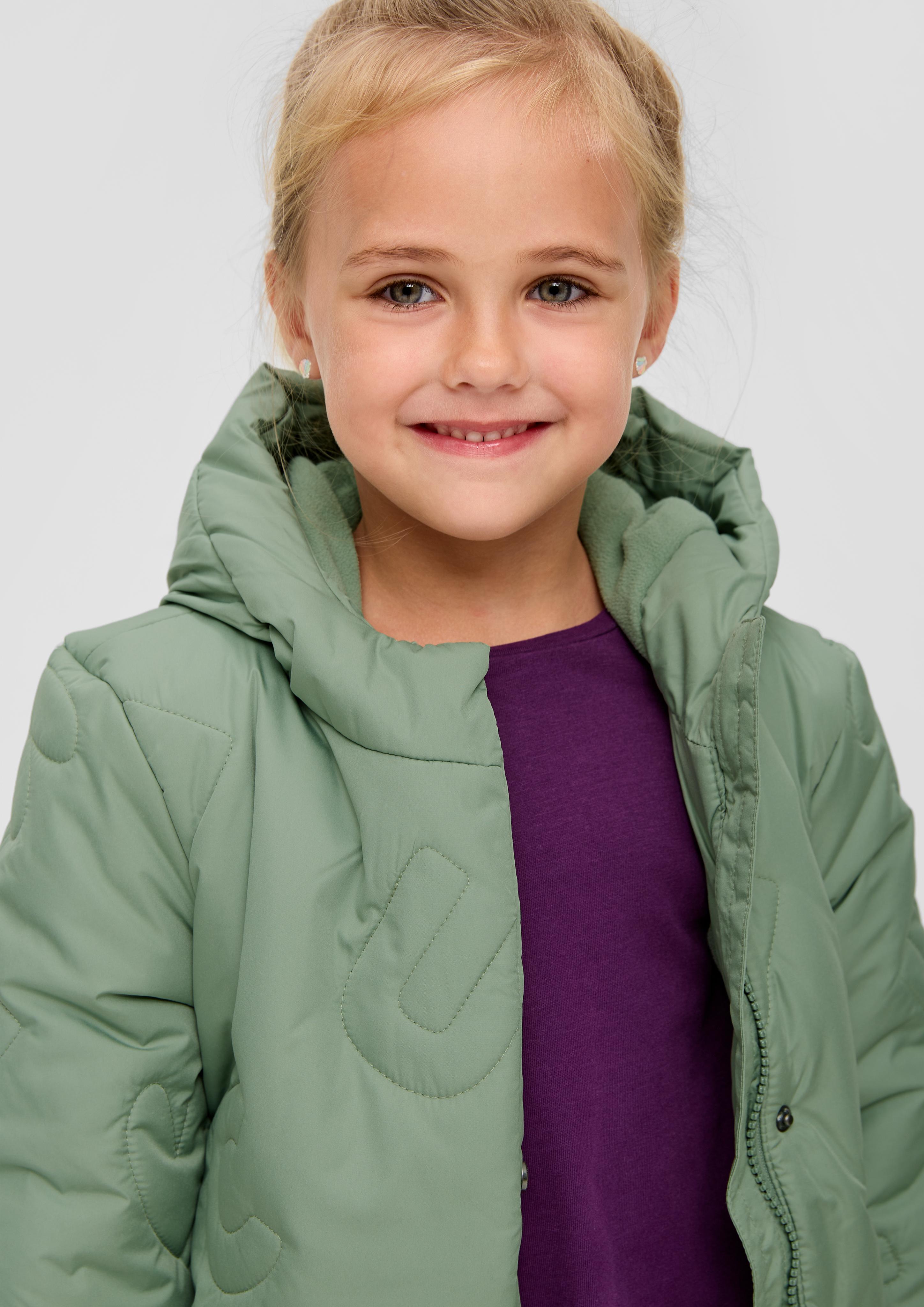 Lange Jacke mit Steppung  2132185-7370