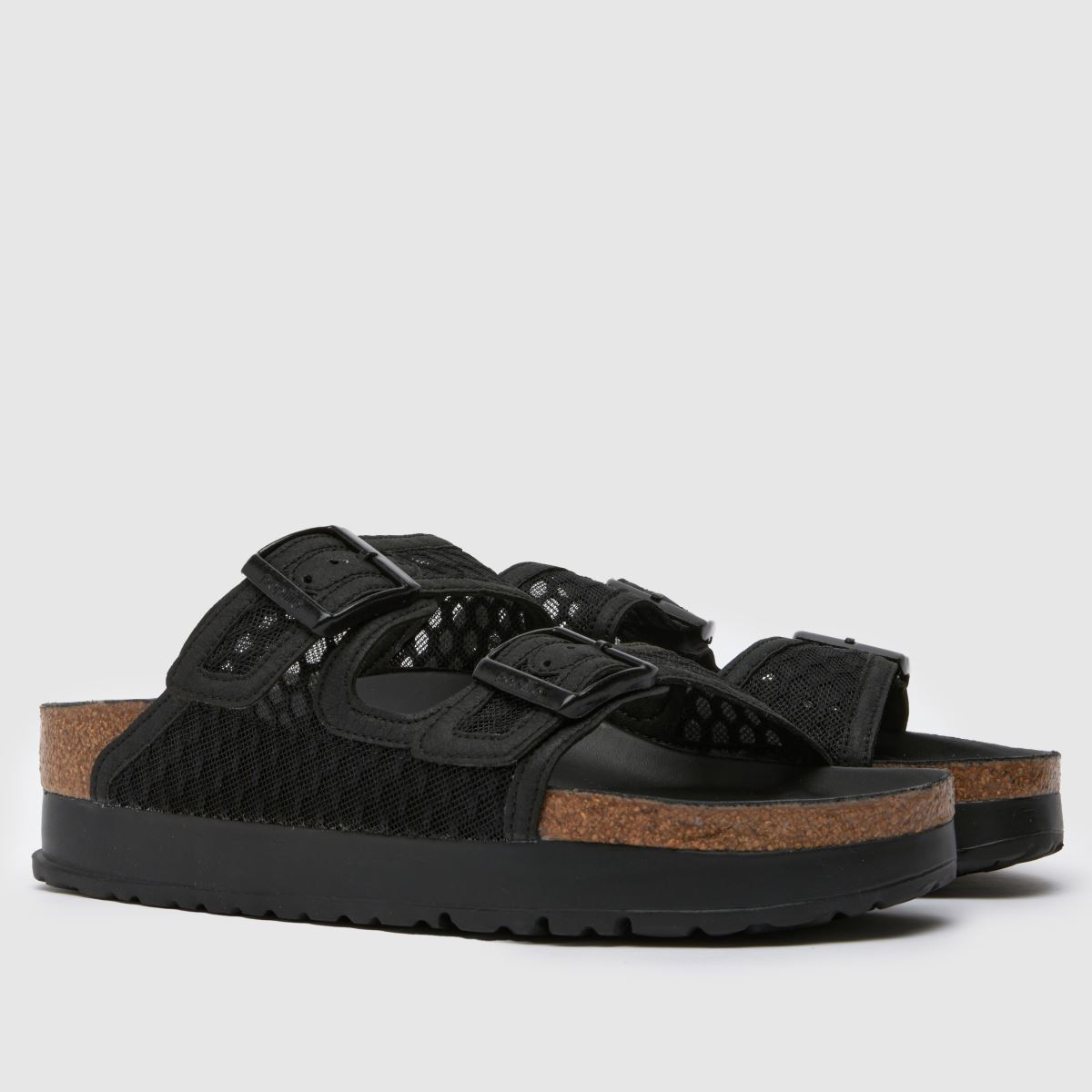 BIRKENSTOCK – Arizona – Svarta papillio-sandaler