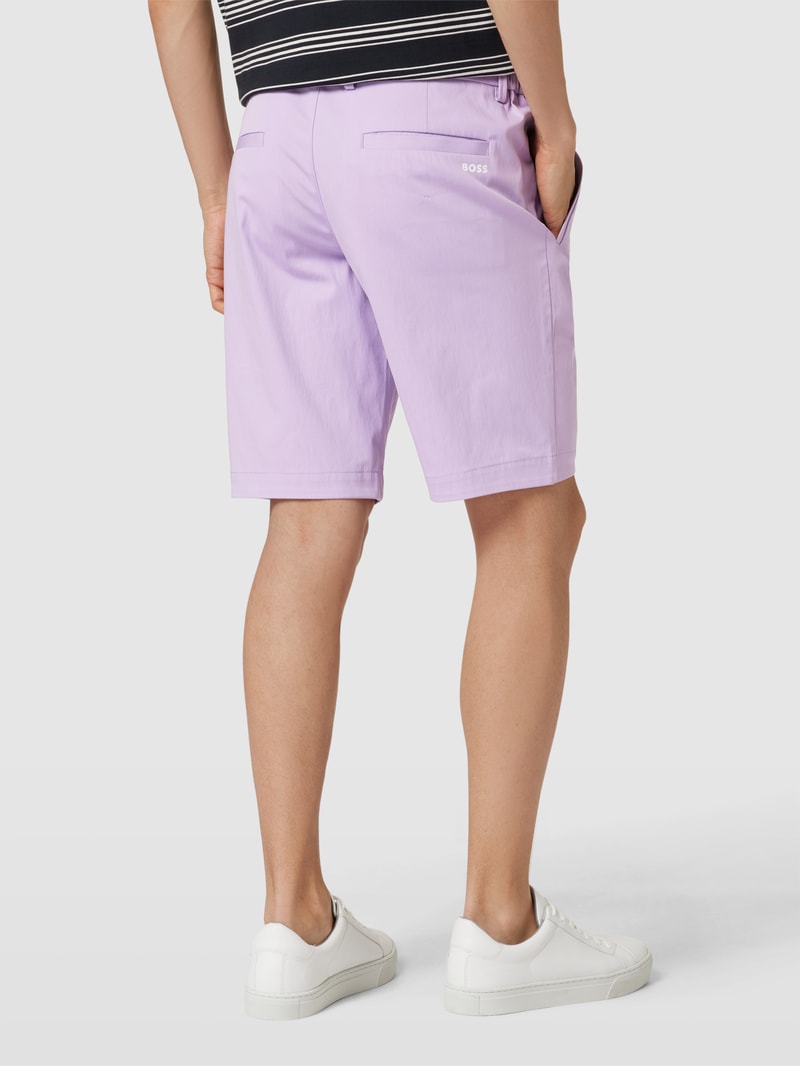 Bermudas mit elastischem Bund Modell 'Liem' in flieder
