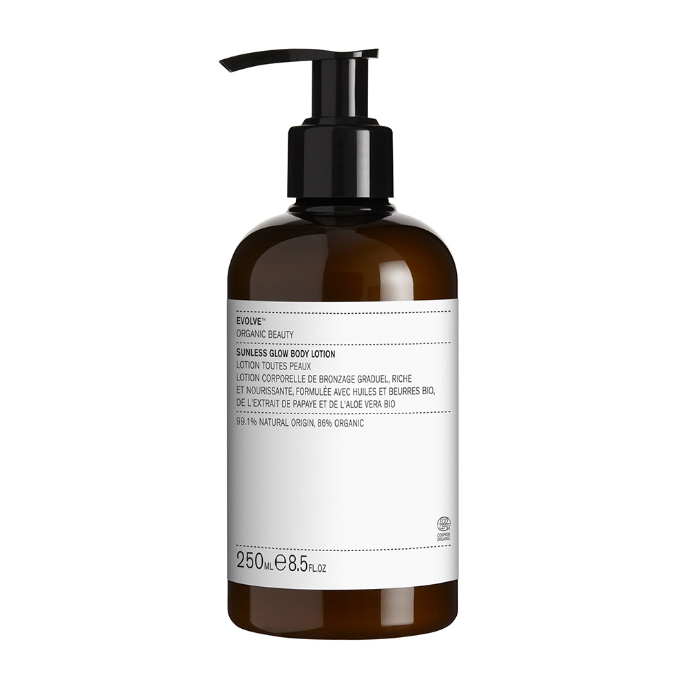 evolve organic beauty SUNLESS GLOW BODY LOTION Lotion corporelle de bronzage graduel