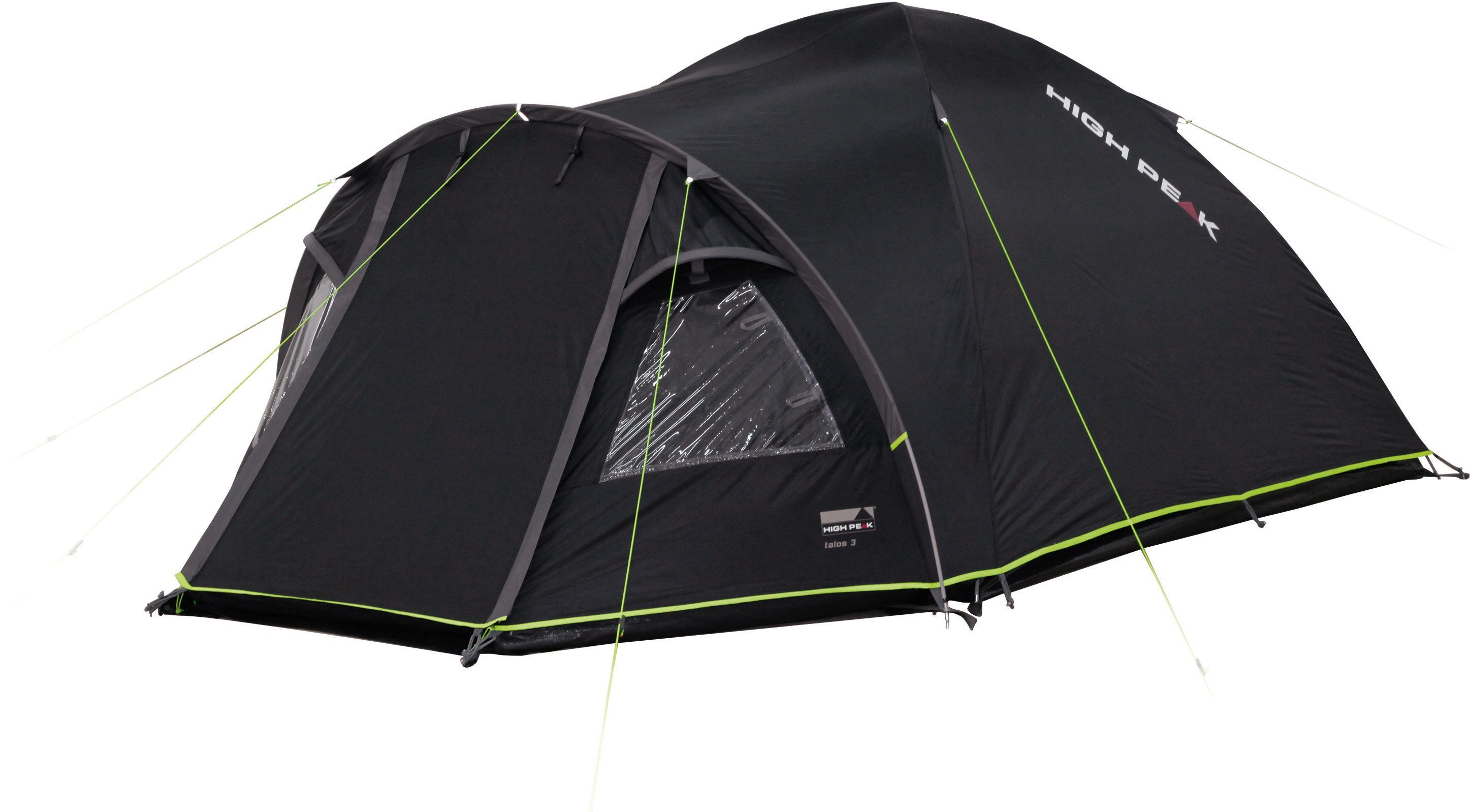 High Peak Kuppelzelt Talos 4, Personen: 4 (Set, mit Transporttasche)