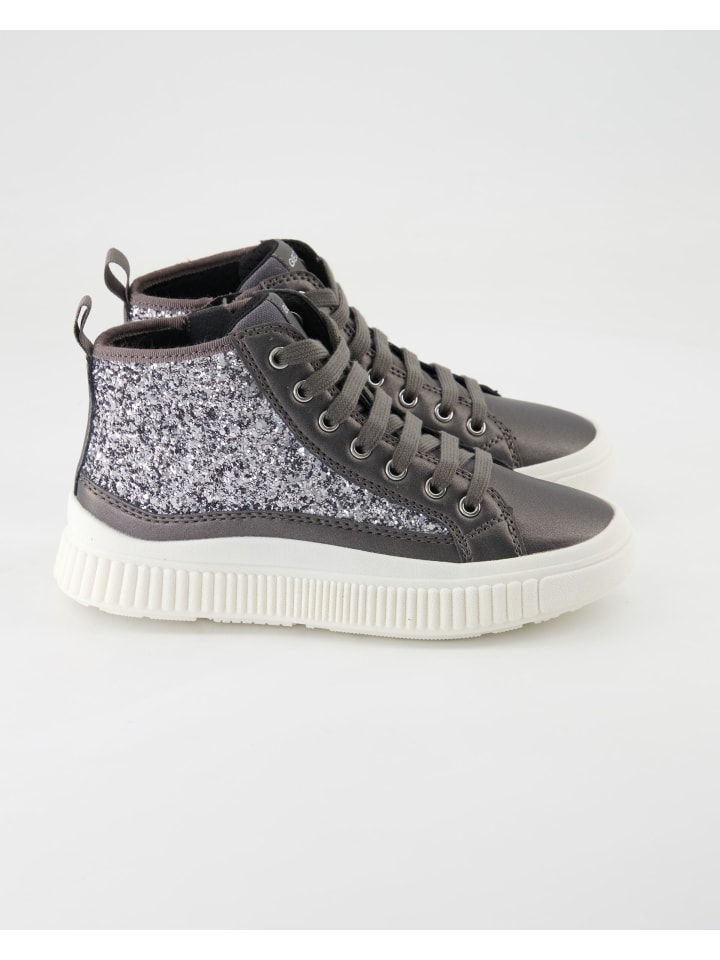 Geox Schnürstiefel in Silber günstig kaufen