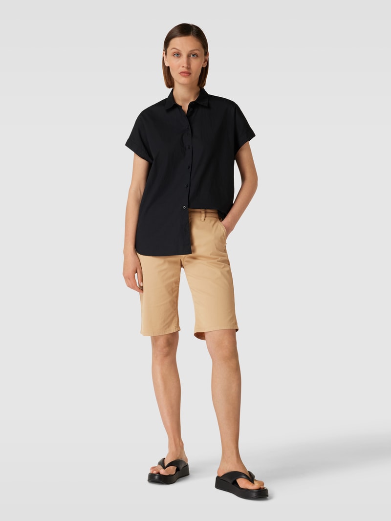 Chino-Shorts mit Allover-Print in beige