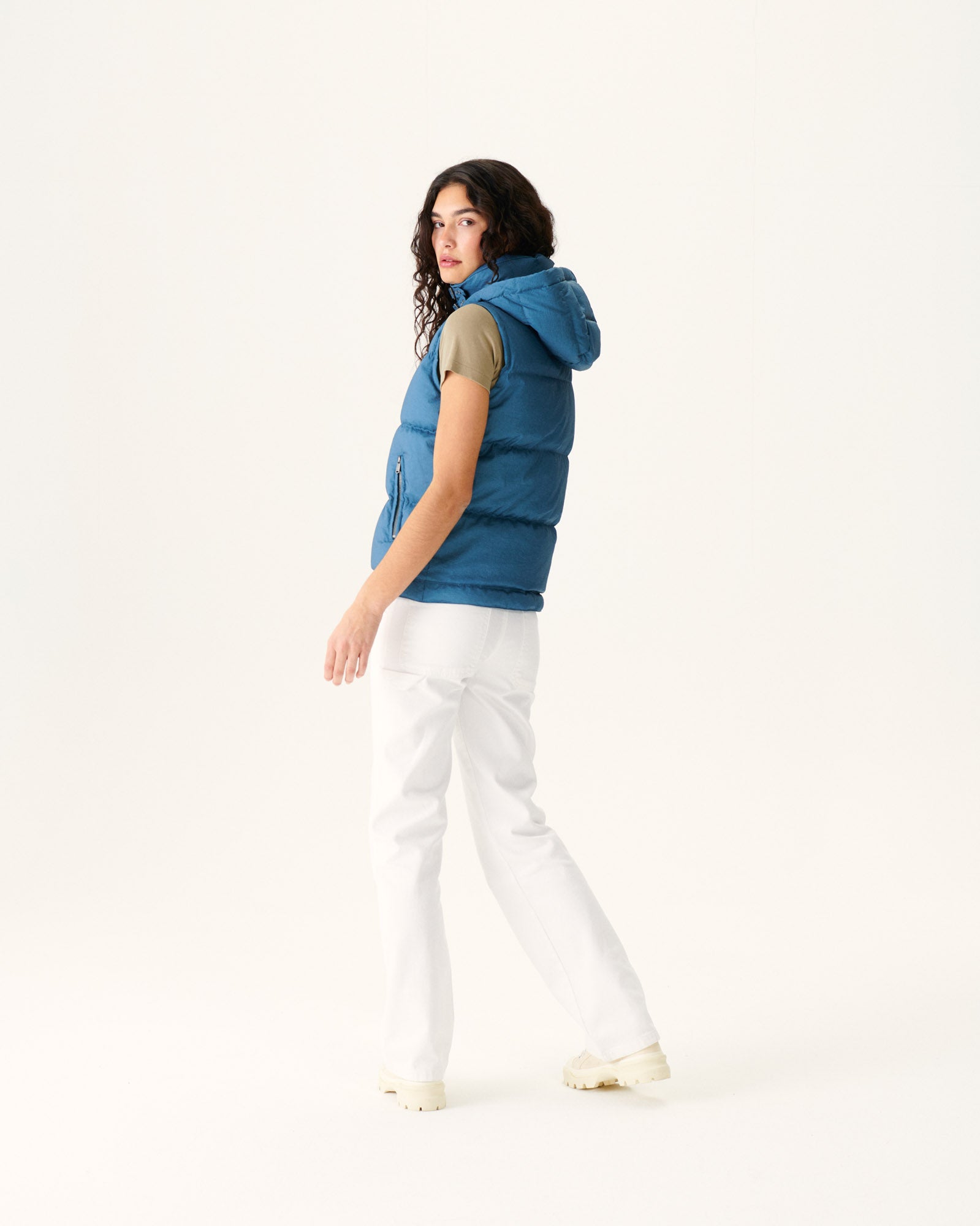 Doudoune sans manches Grand Froid Bleu jeans Sevilla