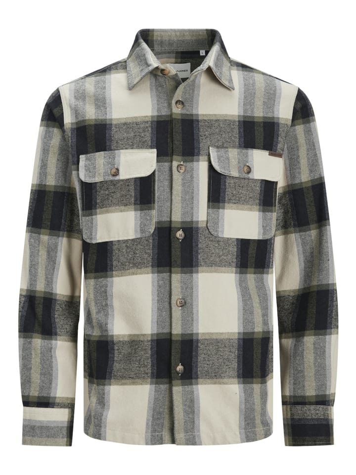 JACK & JONES Junior Hemd 'Darren' in grau günstig kaufen