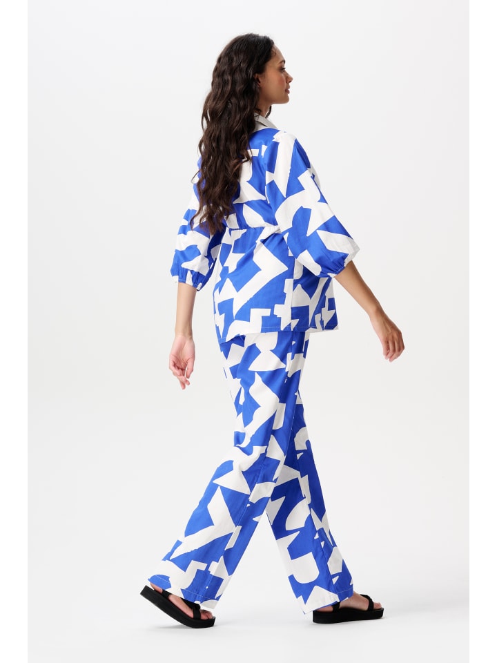 Noppies Bluse Mayte in Graphic Blue Print günstig kaufen
