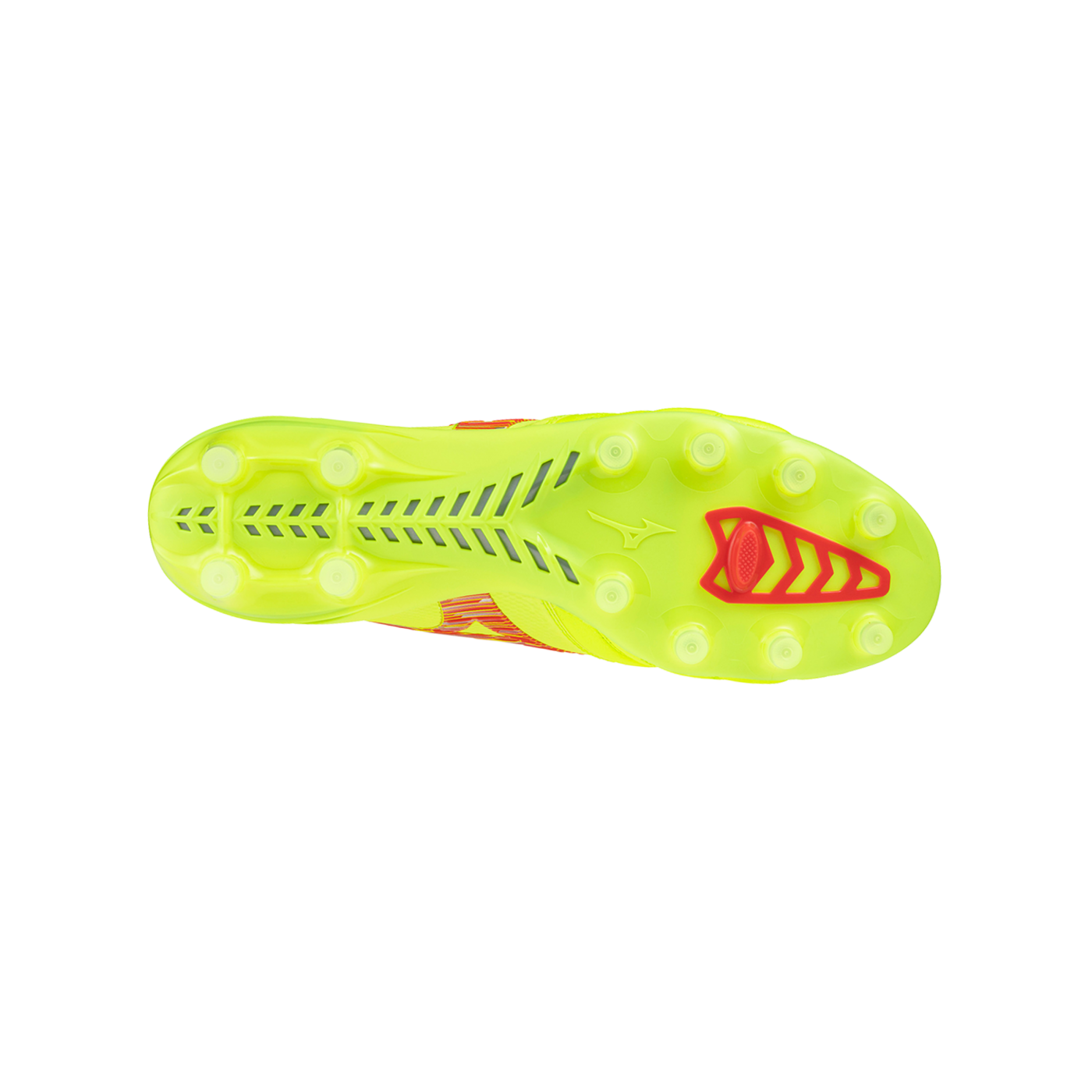 Mizuno Morelia Neo IV Alpha Made in Japan FG Dyna Gelb Rot Gelb F45