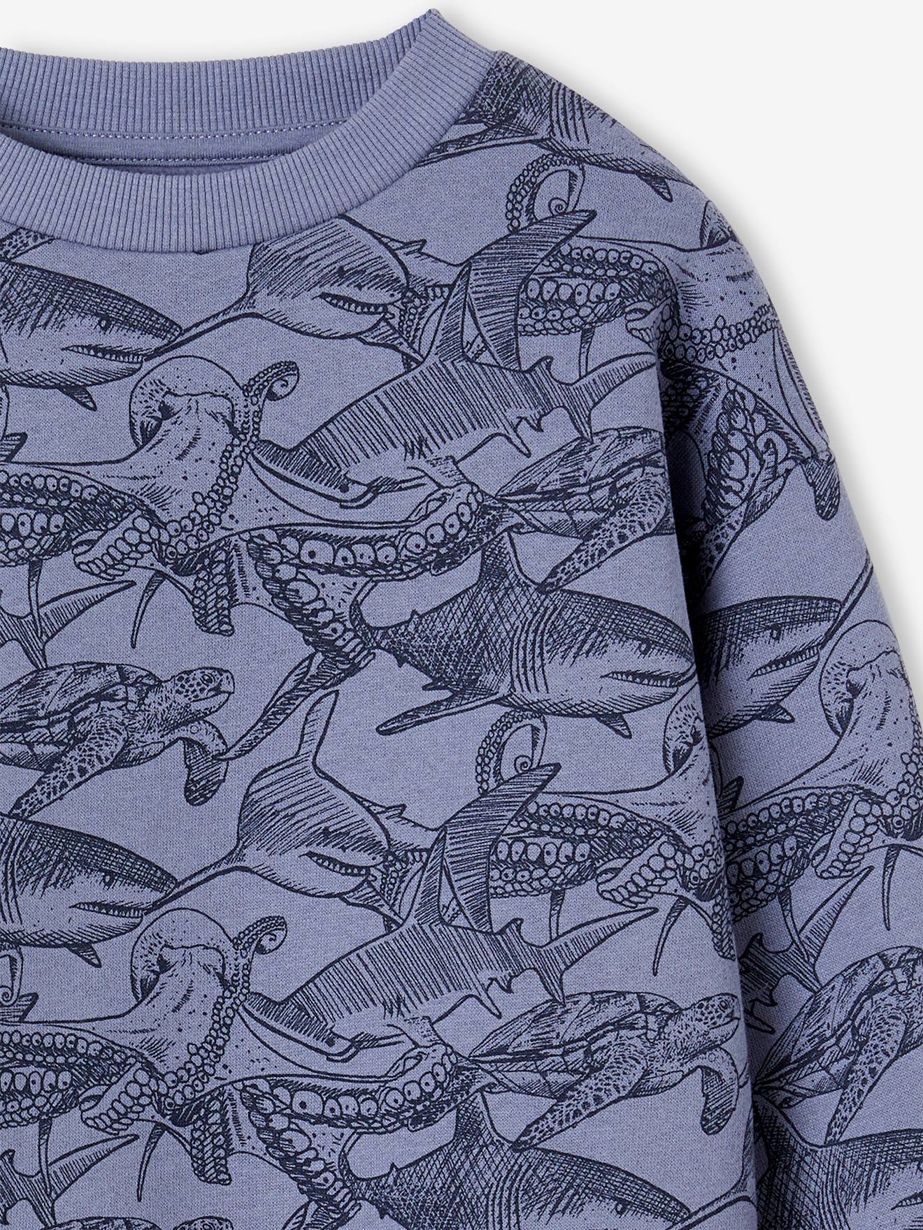 Vertbaudet Jungen Sweatshirt mit Recycling-Polyester - grün
