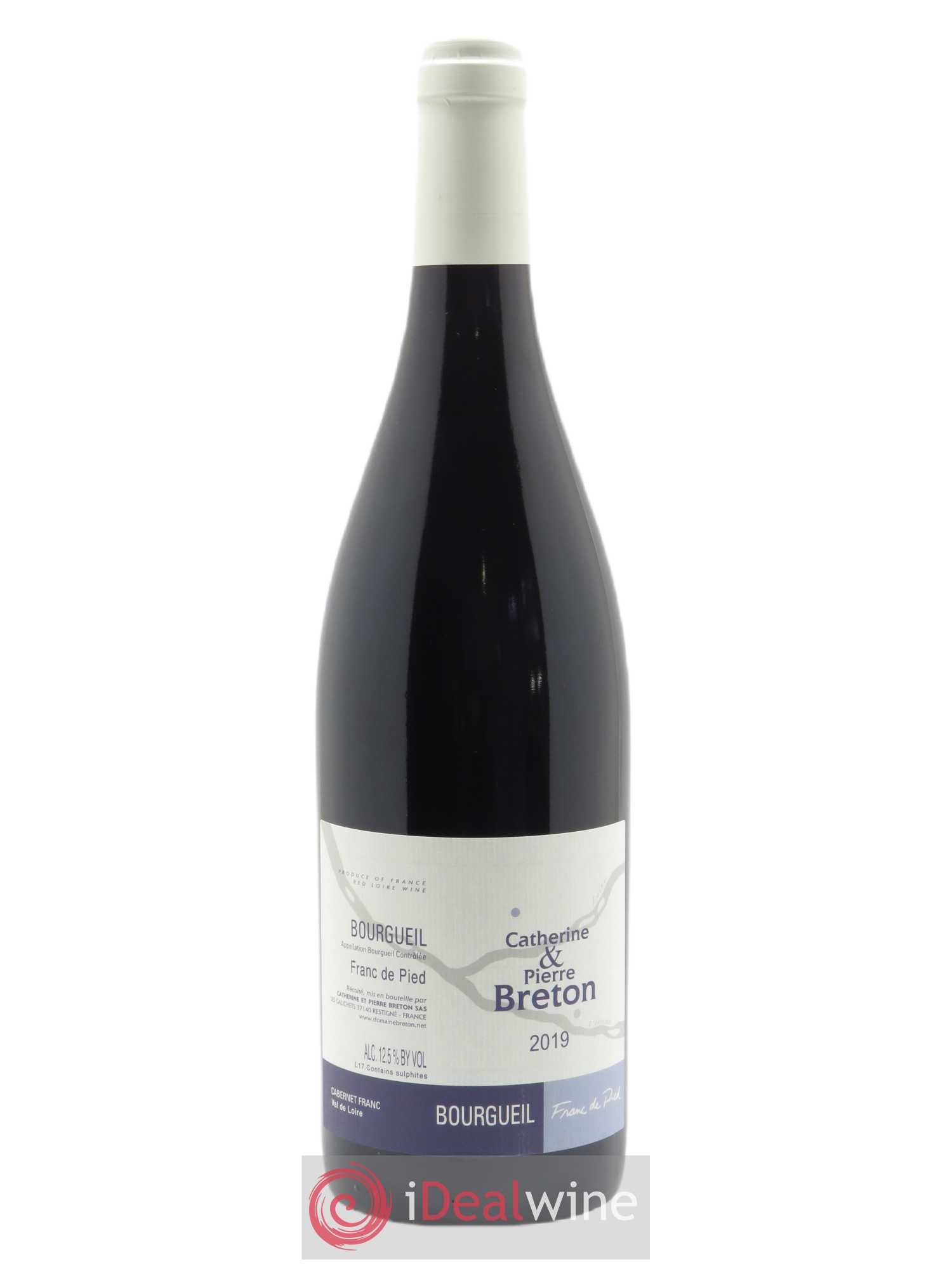 Bourgueil Franc de Pied Catherine et Pierre Breton  2019 - Lot de 1 Bouteille