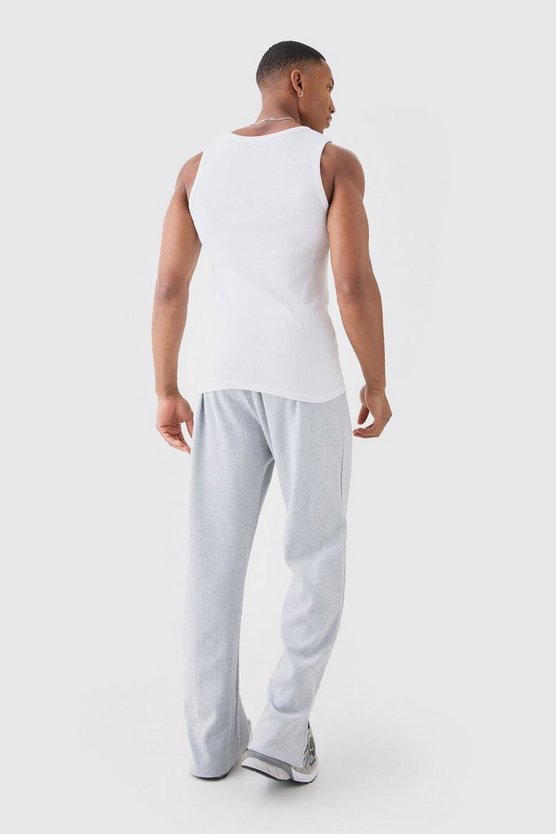 Geripptes Slim-Fit Tanktop