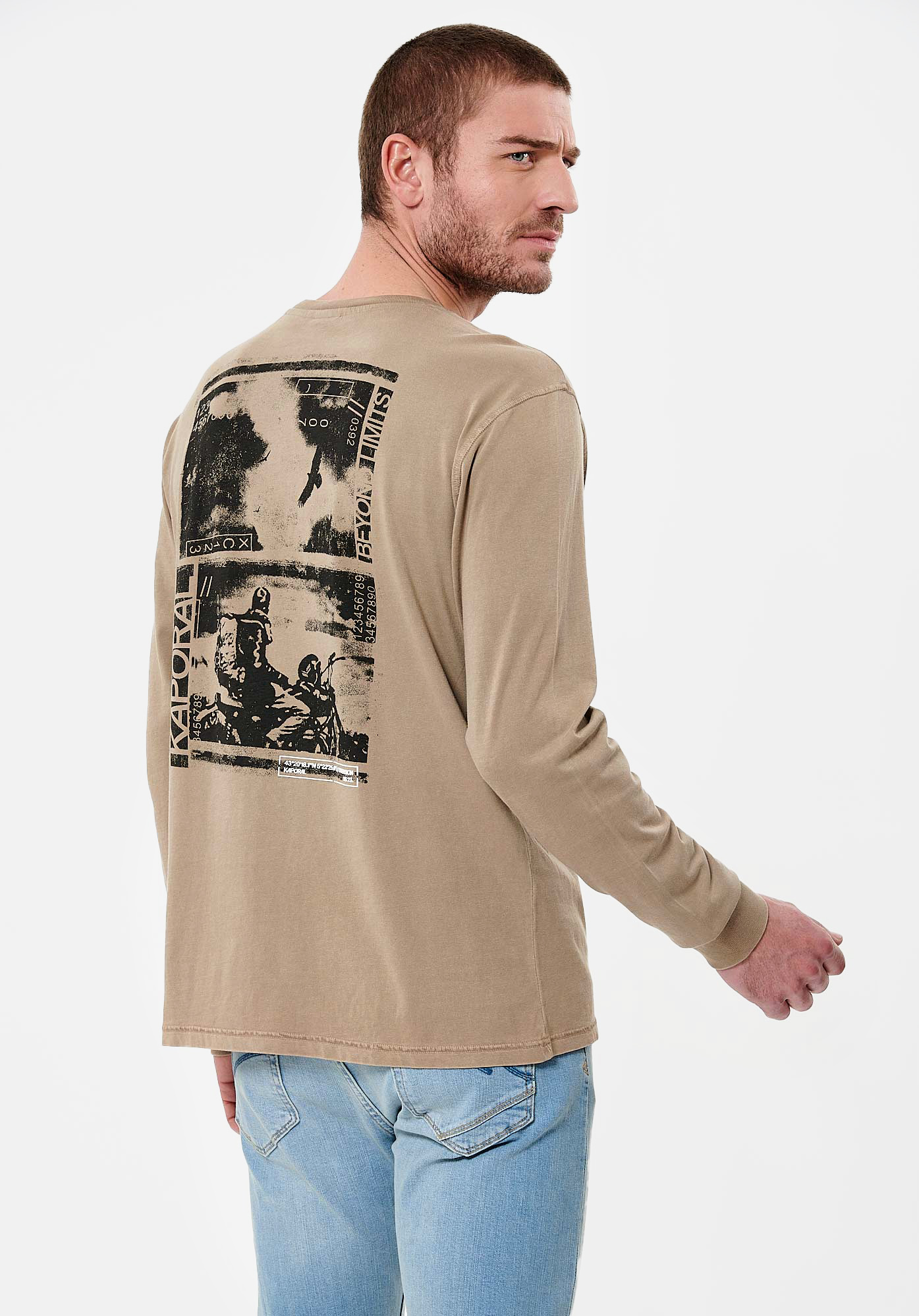 CADUC  T-shirt beige Homme