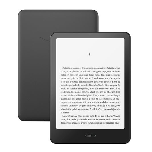 Liseuse électronique AMAZON Kindle Paperwhite ( 2024 ) -16 Go - noir - avec pub - 12e génération.