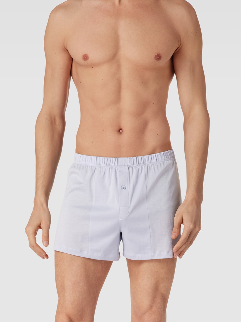 Boxershorts mit elastischem Bund in hellblau