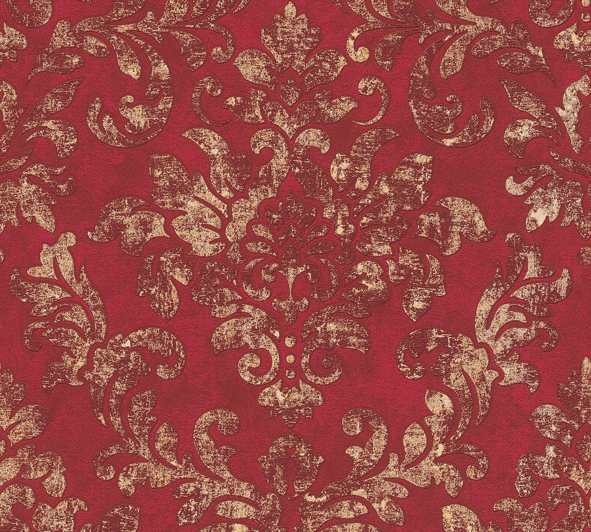 A.S. Création Vliestapete Neue Bude 2.0 Used Glam mit Ornamenten barock, strukturiert, Barock, Orientalischetapete Tapete Barock