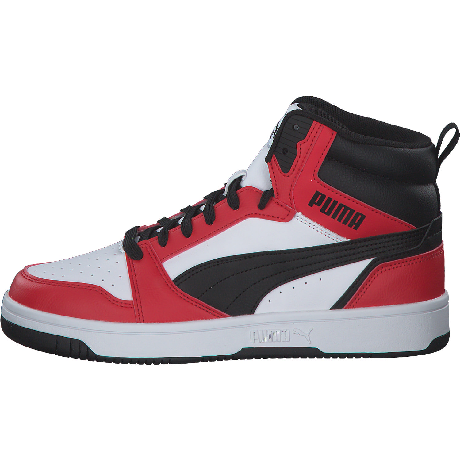 Puma Rebound v6 Mid Jr. 393831, Stiefel, Rot