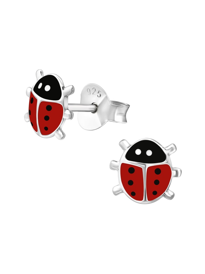 Alexander York Ohrstecker MARIENKÄFER rot in 925 Sterling Silber, 2-tlg. günstig kaufen onesize