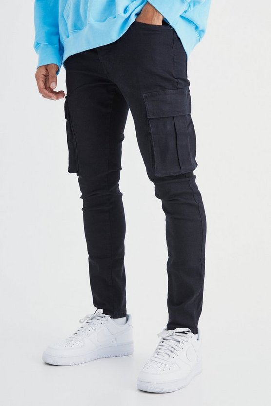 Skinny Stretch Cargo-Jeans