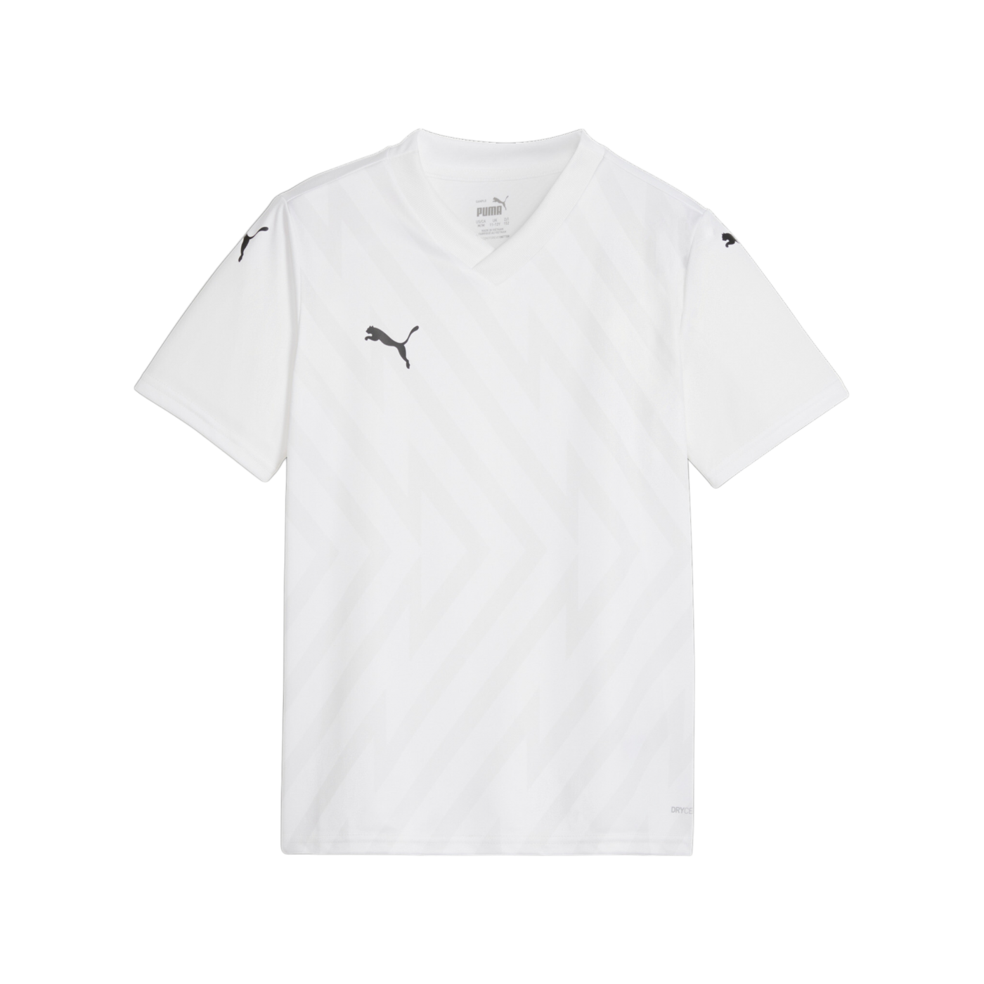 PUMA teamGLORY Trikot Kids Weiss Schwarz F04