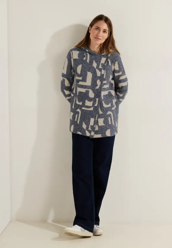 CECIL Jacquard Cardigan