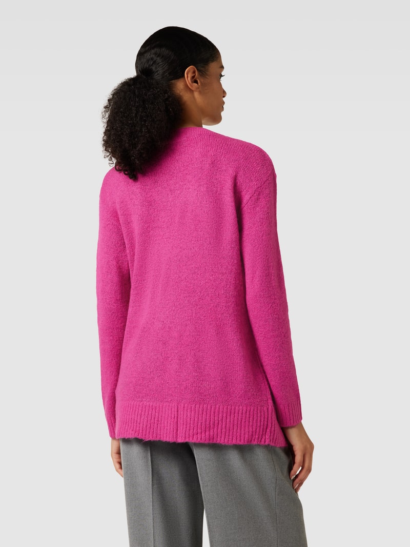Cardigan mit offener Vorderseite Modell 'Mirelle' in fuchsia meliert