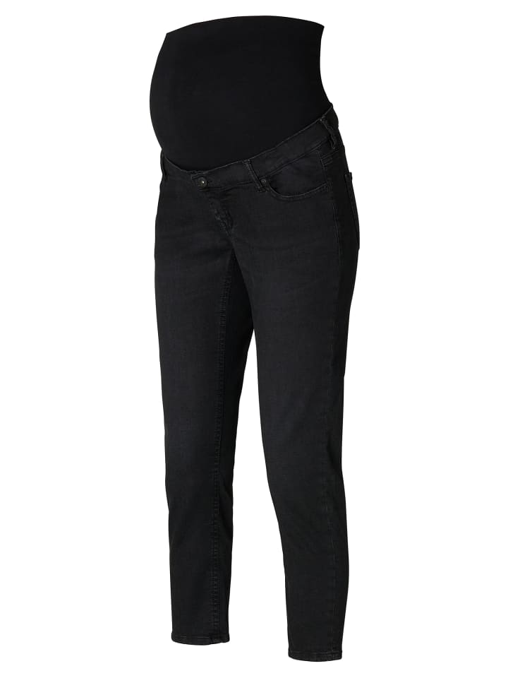 Noppies Slim Umstandsjeans Mila 7/8 in Black Dark Wash günstig kaufen