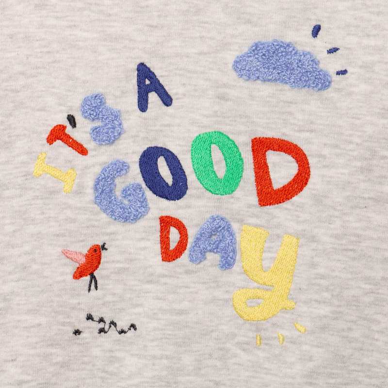 Pyjama bébé garçon brodé gris Catimini