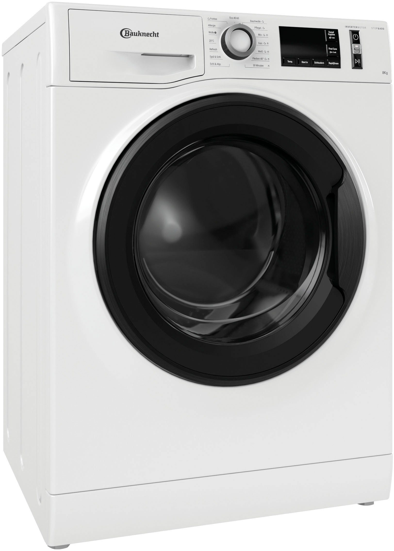 BAUKNECHT Waschmaschine SUPER ECO 8464A, 8 kg, 1400 U/min, 4 Jahre Herstellergarantie